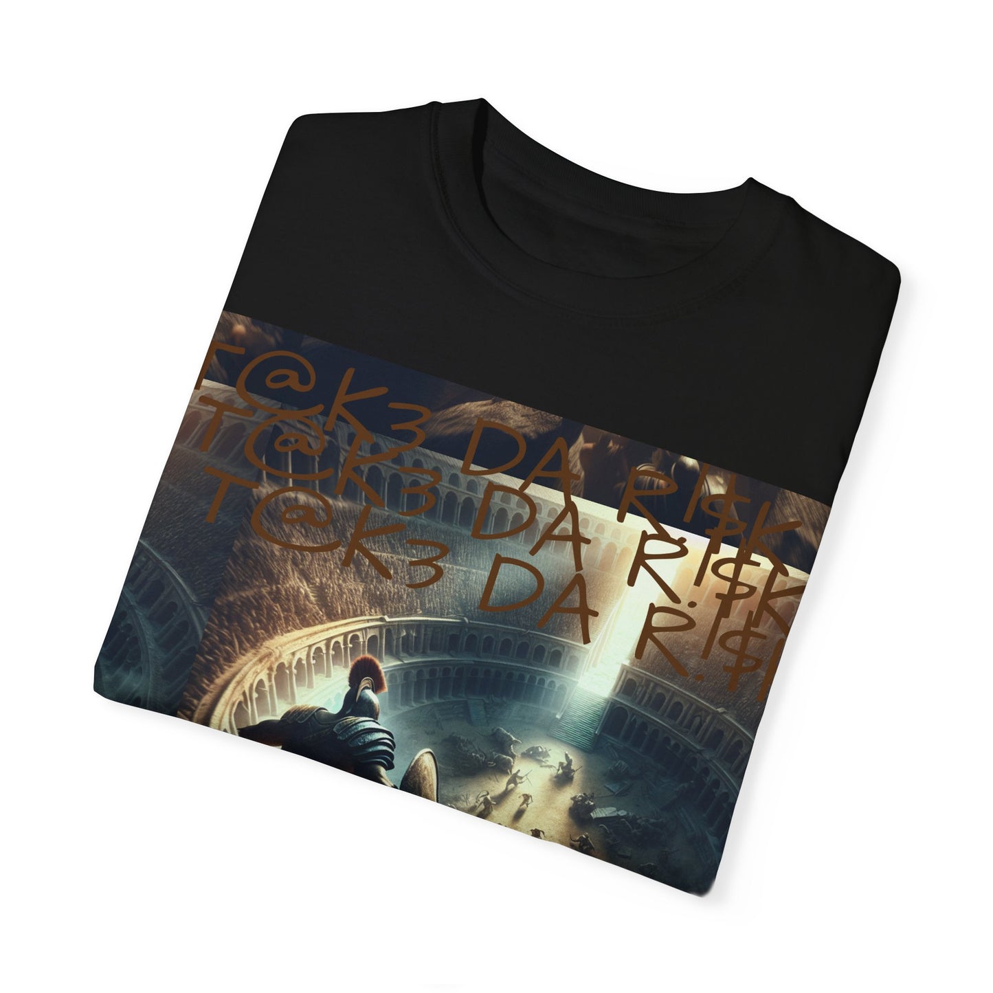 T@K3 DA R!$K Unisex Garment-Dyed T-shirt